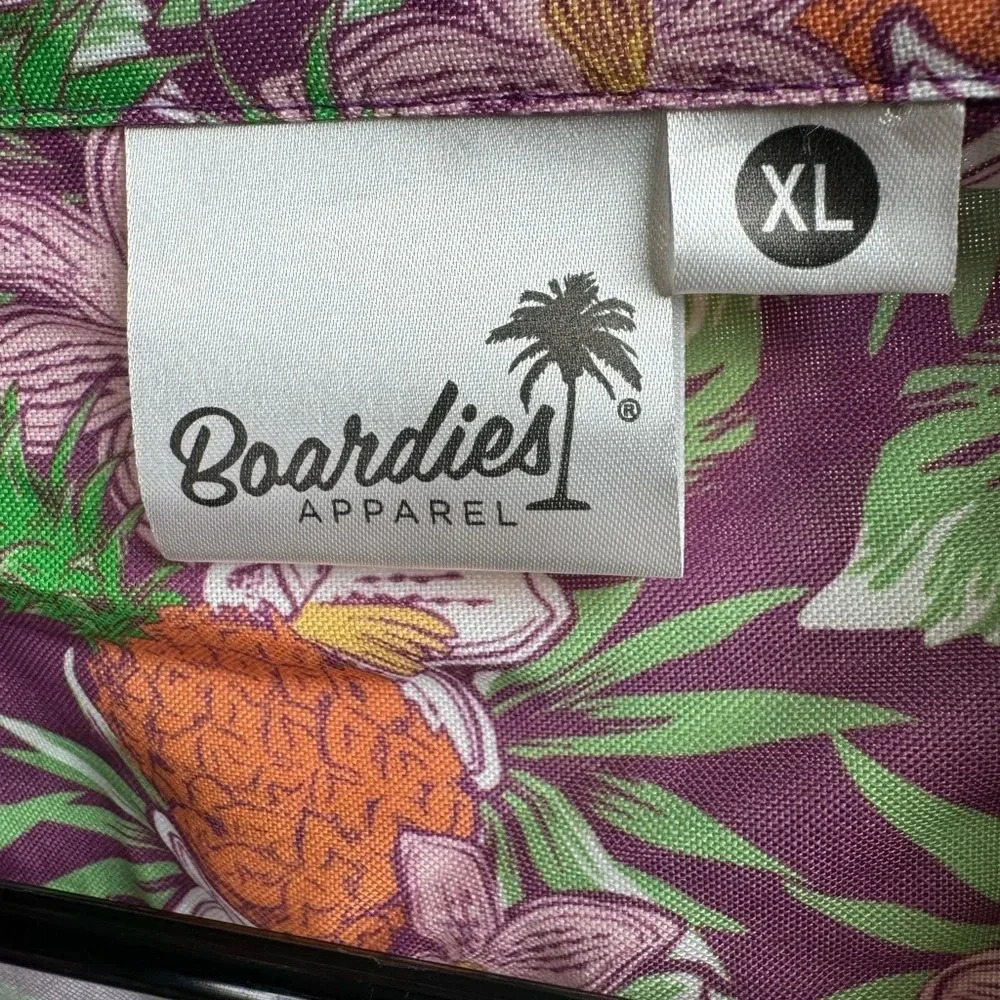 Boardies Aloha Open Collar Button Down Shirt Men’s Size XL - Picture 5 of 5